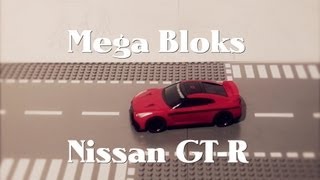 Mega Bloks Nissan GTR Stop Motion  ein günstiger und schneller Supersportwagen [upl. by Alexis]