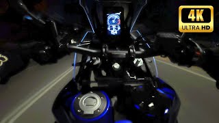 Tenere 700 World Raid  RAW 4K Night Ride [upl. by Buseck]