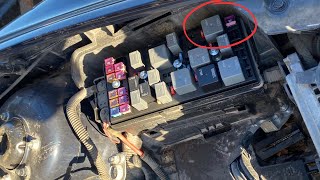 Starter and Starter Relay and Fuse Chevrolet Malibu 20082012 24l Location Removal amp Installation [upl. by Gibbie]