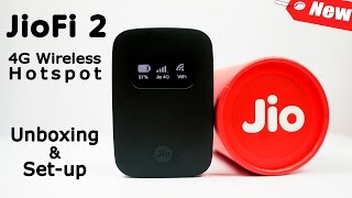 Jio JioFi 2 Wireless Portable Hotspot  Unboxing Setup Demo All You Need to Know on JioFi 4G [upl. by Selie]