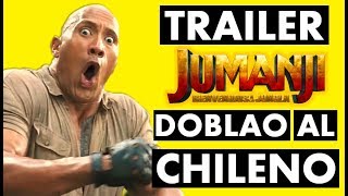 JUMANJI  DOBLAO AL CHILENO  TRAILER [upl. by Erdnassac]