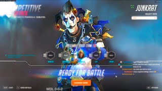 AQUAMARINE JUNKRAT GAMEPLAY  OVERWATCH 2 SEASON 12 [upl. by Nidnal]