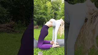 everyone should learn yoga music backbend yogateacher backbendyoga mobility [upl. by Nnaeiluj]