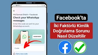 İki Faktörlü Kimlik Doğrulama Kodu Olmadan Facebooka Nasıl Giriş Yapılır 2024 [upl. by Eppie]