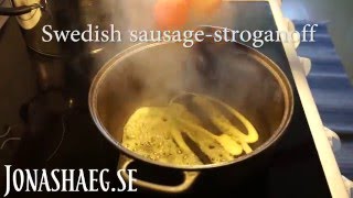 Swedish sausage stroganoff [upl. by Joel172]