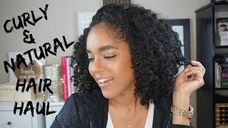 HUGE Curly and Natural Hair Haul [upl. by Orth195]