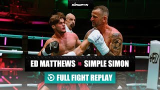 Ed Matthews Vs Simple Simon Official Full Fight  Kingpyn Boxing [upl. by Alol433]