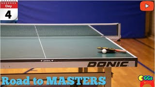 Table Tennis  Road to Masters Category Game Day4tabletennis pingpong tabletennisstrategysports [upl. by Tjader]