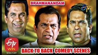 Brahmanandam  Back to Back  Comedy Scenes  12  ETV Cinema [upl. by Ixel]