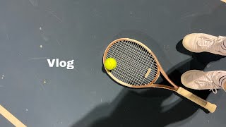 미국에서 테니스 레슨받는 vlog🎾 그런데 먹방을 곁들인 [upl. by Dodie217]