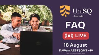 UniSQ Open Day  International FAQ Live [upl. by Oiuqise]