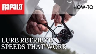 Lure Retrieve Speeds That Work  Rapala Fishing Tips [upl. by Pacorro]