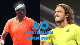 Rafael Nadal vs Stefanos Tsitsipas Australian Open 2021 FULL MATCH HIGHLIGHTS [upl. by Ludlow]