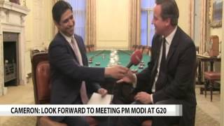 Delighted Modi is leading India British PM David Cameron to NDTV [upl. by Readus]