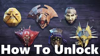 How To Unlock And Equip Masks For The Festival Of The Lost Destiny 2 [upl. by Atilek]