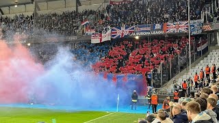 Union Bears Rangers at Eleda Stadion Malmo  Europa League Malmö FF vs Rangers FC 02 quot260924quot [upl. by Anselmo]