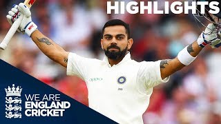 Kohlis Century Sees India Take Control  England v India 3rd Test Day 3 2018  Highlights [upl. by Ridan]