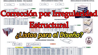 Cap VI  P1 IRREGULARIDAD ESTRUCTURAL  ¿CORRIGIENDO MI MODELO EN ETABS [upl. by Tychonn]