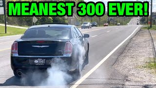 2012 Chrysler 300 C 57L HEMI V8 DUAL EXHAUST w CHERRY BOMBS [upl. by Aiouqahs]