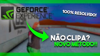 COMO RESOLVER O ERRO DO GEFORCE EXPERIENCE NÃO ABRE E NÃO CLIPA NOVO MÉTODO 2022 💥 [upl. by Siraved931]