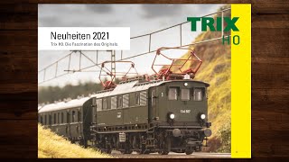 TRIX Neuheiten 2021 – Modellbahn Modelleisenbahn Katalog H0 [upl. by Adnale500]