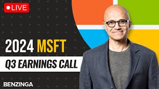 🔴WATCH LIVE Microsoft Q3 2024 Earnings Call  MSFT [upl. by Howzell]