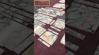 Calacatta Viola Marble Countertops Layout [upl. by Ennaerb]