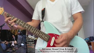 Nirvana  Fender Mustang vs Fender JagStang  Metal Zone Sound Demo [upl. by Nnahoj]