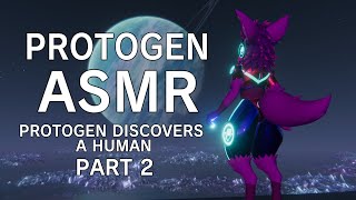 FURRY ASMR A protogen discovers a human Part 2 [upl. by Eillac]