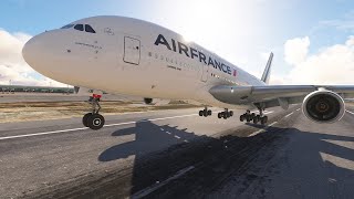 FBW A380X First Flight  ParisOrly ✈ Barcelona [upl. by Sivek510]