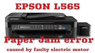 EPSON L565  Tutorial on how to fix paper jam epson L565  paper jam  epson philippines  faulty [upl. by Manwell]