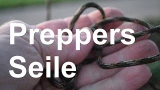 Seile für Prepper und Bushcrafter [upl. by Nomelihp]