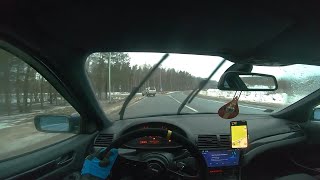 BMW E46 330D M57  Straight Pipe ASMR  A bit more RPMs  GoPro POV [upl. by Nahtanohj]