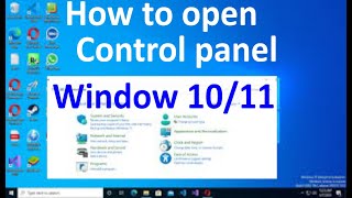 Control Panel in Windows 10 and 11 [upl. by Renelle]