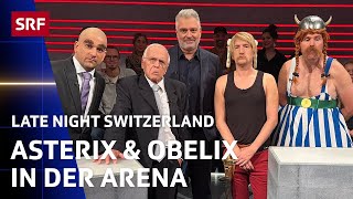 Asterix amp Obelix in der Arena I Late Night Switzerland [upl. by Nuyh]