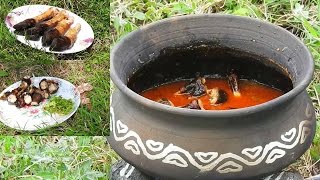 Lamb Legs Spicy soup recipe  Sheep Long Legs Curry Recipe  Ovis Aries Limb Recipe in my Village [upl. by Papageno]