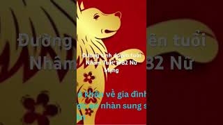 Đường tình duyên tuổi Nhâm Tuất 1982 Nữ Mạng [upl. by Nwatna]