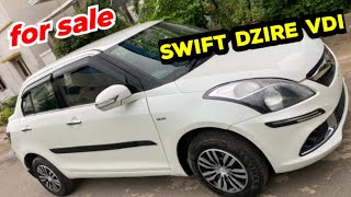 swift dzire vdi  201516  mileage 22   for sale Telugu  9342022929 [upl. by Atekihc42]