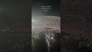 Carats singing Rock with You while waiting for the LA day 1 encore [upl. by Hackney]