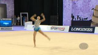 DENG Senyue CHN  2014 Rhythmic Worlds Izmir TUR  Qualifications Ball [upl. by Ainimre]