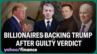 Billionaires Musk Ackman Schwarzman speak out for Trump [upl. by Jaddan]