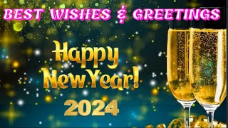 Happy New Year 2024  New Year Wishes  Happy New Year Greetings [upl. by Constantino]