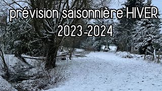 Un vrai HIVER FROID  prévision saisonnière HIVER 20232024 [upl. by Ilatfen504]