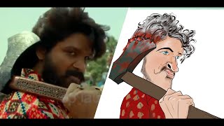 Pushpa  Eyy bidda ye mera adda song funny drawing 😂  Allu Arjun  Rashmika  🤣splaughing🤣 [upl. by Ettevram]