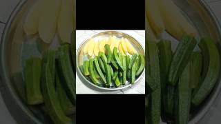 Niramish bhindi food shorts cooking recipe short niramish ranna [upl. by Aidile]