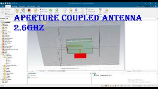 VNH polarization aperture coupled antenna 2 6ghz and 2 45ghz results in cst [upl. by Ahsekar656]