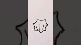 How to draw exclamations step by step كيفية رسم علامات تعجب خطوة بخطوة [upl. by Kin595]