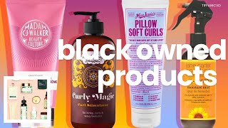 BLACK OWNED HAIR PRODUCTS 🩵🩵🩵 FULL VIDEO  TIFFANICVD [upl. by Adnimra]