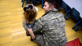 Military Dad surprises 2yr old daughter at school [upl. by Fugate660]