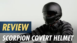 Scorpion Covert Helmet Review at CycleGearcom [upl. by Brande479]